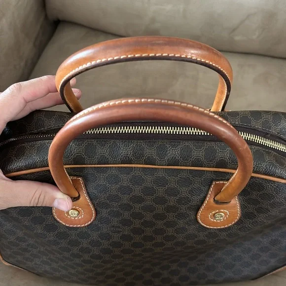 CELINE Macadam leather handbag - Picture 10 of 10